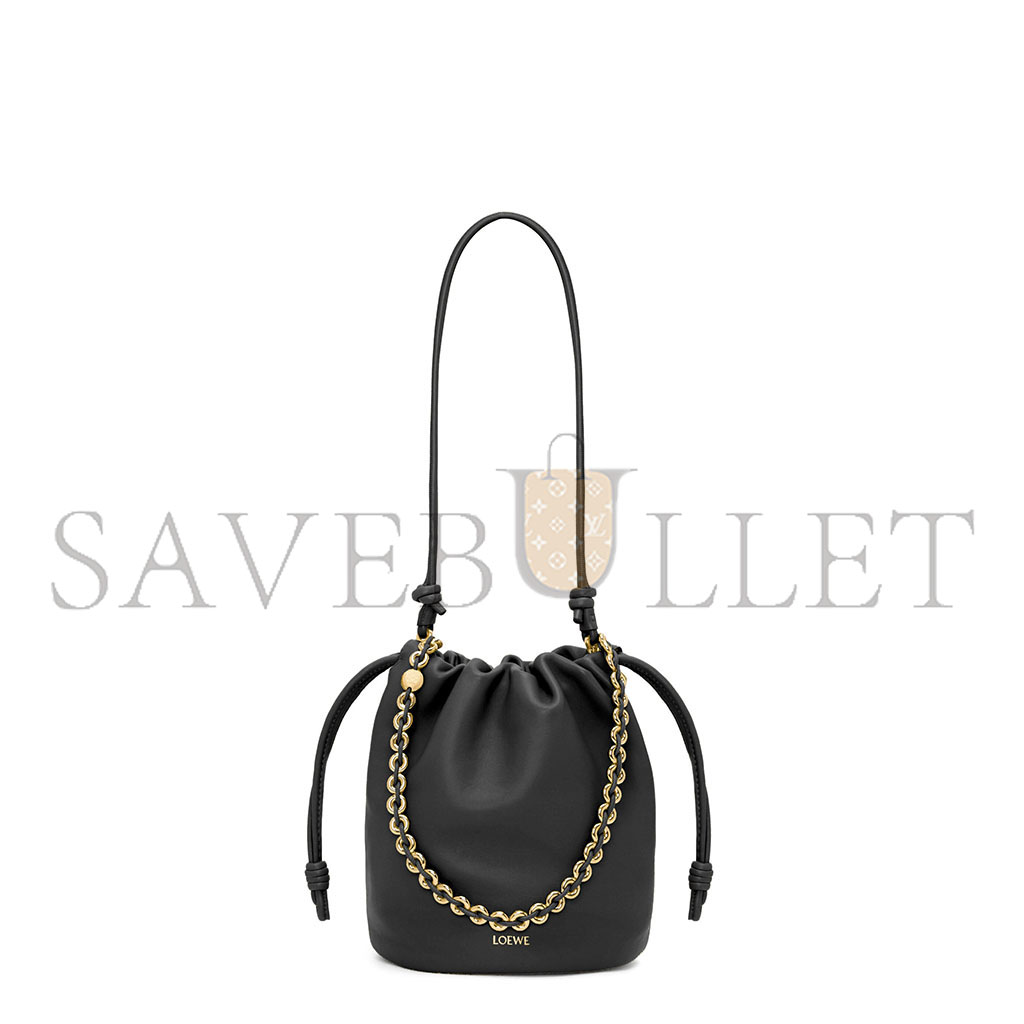 LOEWE FLAMENCO PURSE BUCKET IN MELLOW NAPPA LAMBSKIN 0011054673 (32*24*17cm)
